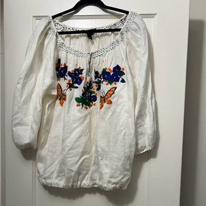 Lauren Ralph Lauren peasant top